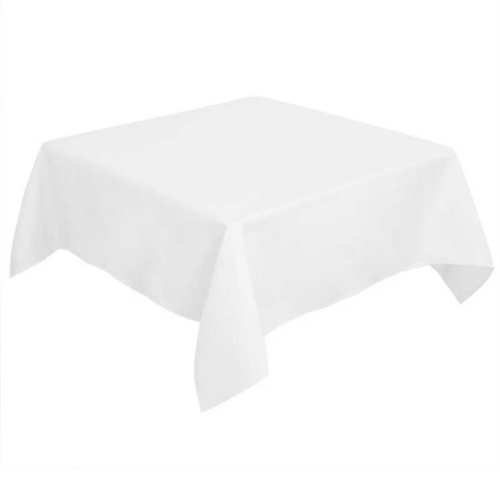 Nappe carrée blanche 80 x 80 cm